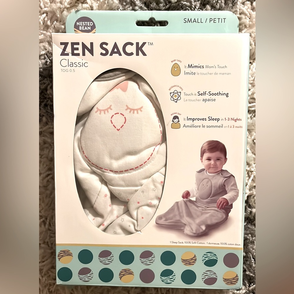 Nested bean sleep sack